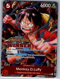 Monkey.D.Luffy (Winner Pack Vol. 5) ST01-012 - One Piece Card Game - NM - Image 1