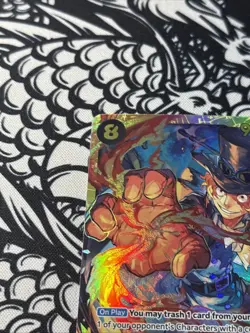 Sabo OP07-118 SEC - One Piece TCG - English Card Near-Mint Secret Rare - Image 2