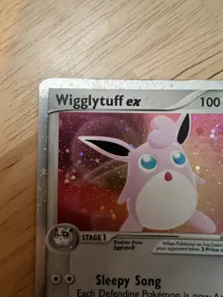 Pokemon Wigglytuff EX 101/101 Holographic Card Hidden Legends Lightly Played - Image 2