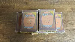 Magic Card Boxes The Gathering Revised Edition Deck master - Used set of 5 - Image 1