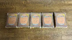 Magic Card Boxes The Gathering Revised Edition Deck master - Used set of 5 - Image 2