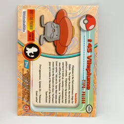 Vileplume #45 - Topps TV Animation Trading Card - Pokemon Card - EXC - Image 2