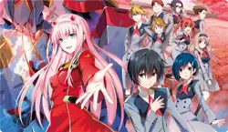 Darling in the Franxx Playmat Zero Two Ichigo TCG CCG Pad Trading Card Game Mat - Image 4