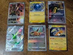 Pokemon TCG - 6 Card lot - Raichu Eevee Zamazenta Holos - NEAR MINT - Image 1