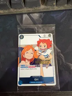 Girl (OP14 Release Event Winner) P-096 One Piece Promotion Cards Foil - Image 1
