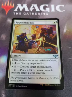 MTG. Requisition Raid. Foil. Outlaws of Thunder Junction. Pack Fresh - Image 1