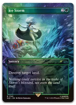 Ice Storm (Rainbow Foil) #1745 (NM) Secret Lair Drop SLD Magic MTG - Image 1