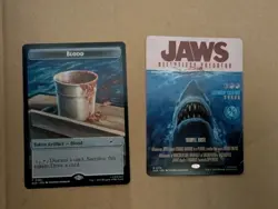 JAWS Relentless Predator Borderless NON FOIL + Blood Token From Secret Lair - Image 1