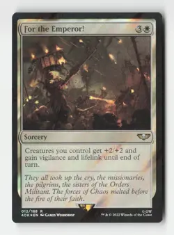 For the Emperor! (Surge Foil) Universes Beyond: Warhammer 40,000 #12 Rare - Image 1