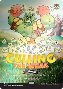 Culling the Weak (Rainbow Foil) #1818 *Foil* (NM) - Secret Lair Drop Series MTG - Image 1
