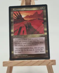 Squandered Resources Visions Magic Karte MTG englisch (Ausgeplunderte Quellen) - Image 1