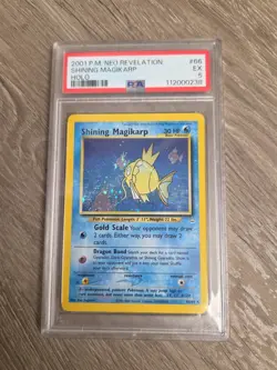 2001 POKEMON NEO REVELATION #66 SHINING MAGIKARP-HOLO PSA 5 - Image 1