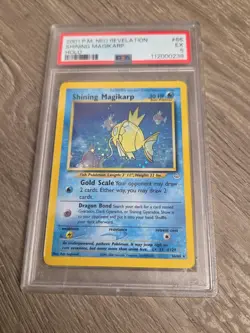2001 POKEMON NEO REVELATION #66 SHINING MAGIKARP-HOLO PSA 5 - Image 3