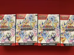 Pokemon - 4 Prismatic Evolutions Booster Bundle Lot - Factory Sealed - Image 1