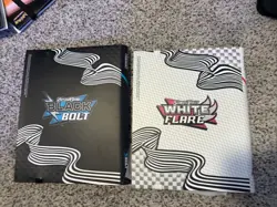 Pokemon TCG Black Bolt & White Flare Binder Set - NEW - 1 of Each Binder Only - Image 2