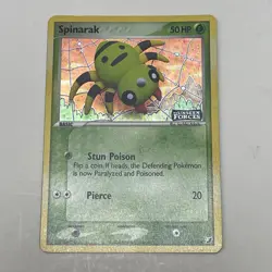 Unseen Forces Spinarak 75/115 STAMPED Holofoil 2005 Pokemon TCG LP - Image 1
