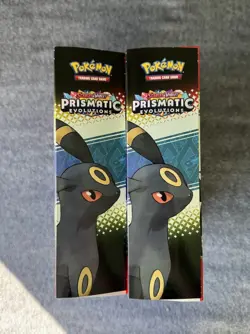 2x Pokemon Prismatic Evolutions Premium Figure Collection Boxes - Image 3