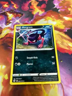 Morgrem 093/172 Swsh09: Brilliant Stars Regular LP-Lightly Played Pokemon TCG - Image 1