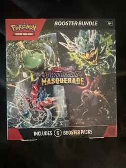 Pokemon TCG Scarlet & Violet Twilight Masquerade Sealed Booster Bundle 6 Pack - Image 1
