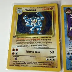 5 Pokemon TCG Machamp Base Set 8/102 Holo 1st Edition Holo Lot Gyrados Vileplume - Image 2
