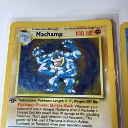 5 Pokemon TCG Machamp Base Set 8/102 Holo 1st Edition Holo Lot Gyrados Vileplume - Image 3
