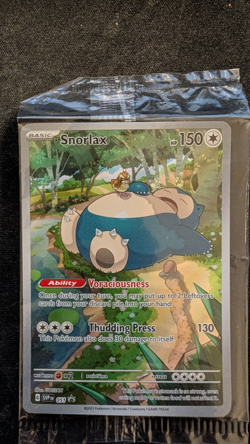 Pokemon Snorlax 051 ETB Promo - SEALED - NM - Scarlet & Violet - - Image 1
