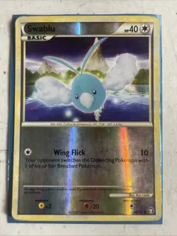 Swablu 78/102 Triumphant Reverse Holo 2010 Pokemon TCG - Image 1