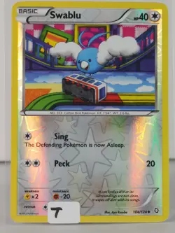 Swablu - BW Dragons Exalted - 104/124 - Pokemon TCG - Reverse Holo - Image 2