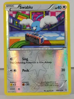 Swablu - BW Dragons Exalted - 104/124 - Pokemon TCG - Reverse Holo - Image 3