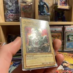 Yugioh Celtic Guardian LOB-E005 Super Rare MP-HP OG Euro Print - Image 2