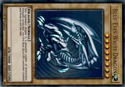 Yugioh Blue-Eyes White Dragon LCKC-EN001 Ultra Rare 1st Edition Trading Card - Image 5