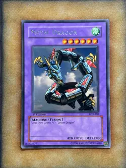 Yugioh Metal Dragon LOB-102 Rare 1st Ed WAVY NM - Image 1