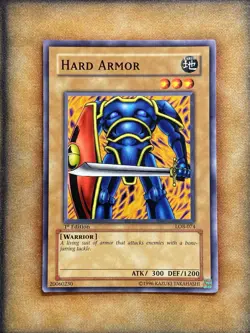 Yugioh Hard Armor LOB-074 Common 1st Ed North American NM - Image 1