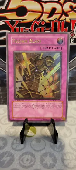 Yu-Gi-Oh! Trojan Blast CDIP-EN056 1st Edition Ultimate Rare Near Mint NM - Image 1