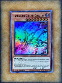 Yugioh Unchained Soul of Disaster MP20-EN154 Super Rare 1st Ed NM - Image 1