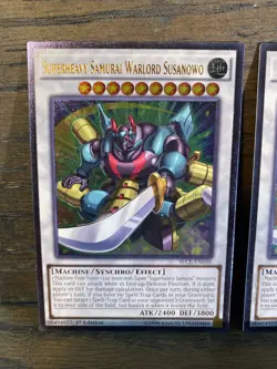 Yugioh: 2X Superheavy Samurai Warlord Susanowo Ultimate Rare/NM SECE-EN048 - Image 2