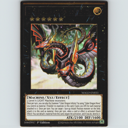 Yugioh Cyber Dragon Infinity MAGO-EN033 1st Ed. Premium Gold Rare ALT ART - NM💎 - Image 1