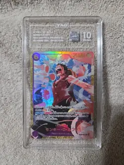 Tag 10 Monkey D. Luffy EB02-061 One Piece Japanese - Image 1