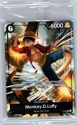 Monkey.D.Luffy (Pirates Party Vol. 3) P-035 English - One Piece Card - Sealed - Image 1