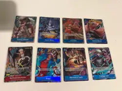 One Piece TCG Seven Warlords of the Sea card bundle x 8 promos - Image 1