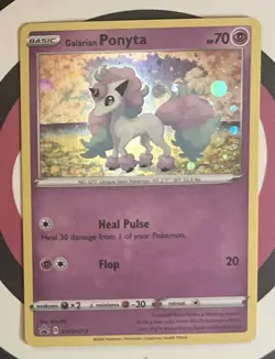 Galarian Ponyta SWSH013 Pokemon TCG Sword & Shield Black Star Promo Holo Card - Image 1