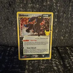 Pokemon Card Umbreon 17/17 Gold Star Holo Celebrations Classic Collection - Image 1