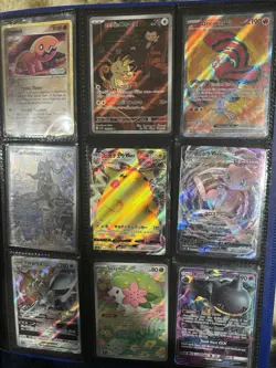Pokemon Card Binder Collection VMAX TAG TEAM Full Art Ultra Rare Lot EN JP 100ct - Image 1