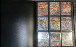Pokemon Card Collection Binder 283 Cards/Slabs - Image 4
