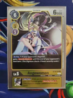 Digimon Card Angewomon ST10-05 - Bandai Alternate art Promo - Image 1