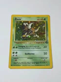 Pokemon Card TCG Pinsir Holo Rare 9/64 Jungle Unlimited Vintage WOTC HP - Image 1