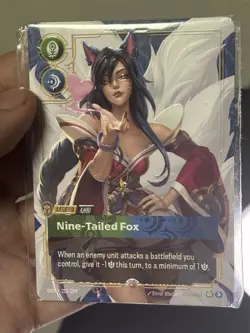 Riftbound Ahri METAL Card Prize Wall Exclusive Promo (1 of 35) - Image 1
