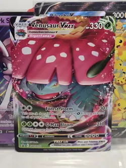 Jumbocardbulk Pokemon SWSH141 Jumbo Pikachu v Union Card - Image 2