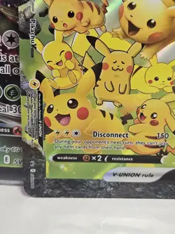 Jumbocardbulk Pokemon SWSH141 Jumbo Pikachu v Union Card - Image 4