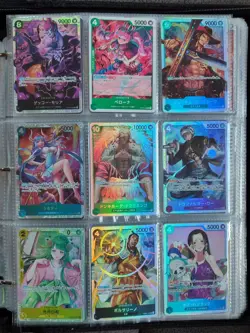 One Piece Sammelkarten Super Secret Rare Trading Cards Lot 112 Karten Holos - Image 1